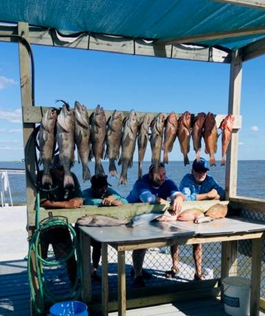"THE" Jacksonville crew slaying them on day 2 of an off shore trip with Hookedup Charters
