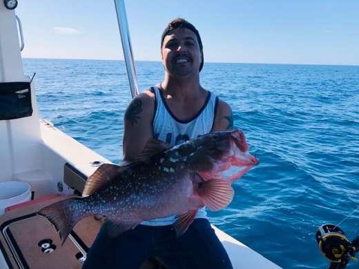 Jason with a nice Red Grouper