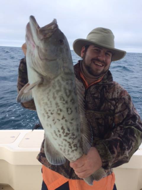 Ben Tuck of Cedar Key Marina II with a 35" Gag Grouper