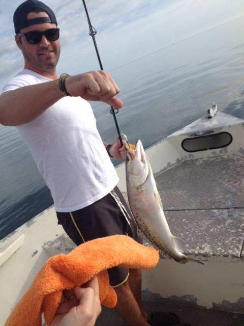 Cameron Flynn with nice Speckled Sea Trout  