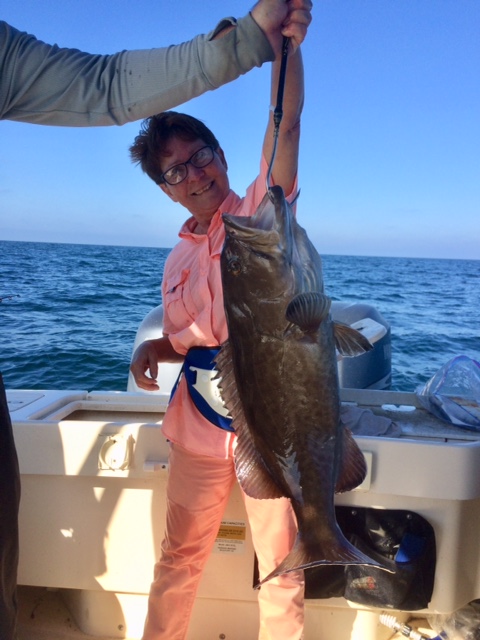 Mrs. Tommy w a whooper gag grouper