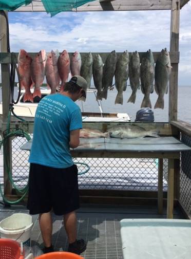 OPENING DAY ROUGH BUT THE BAXELY CREW GOT IT DONE W CAPT JOHN