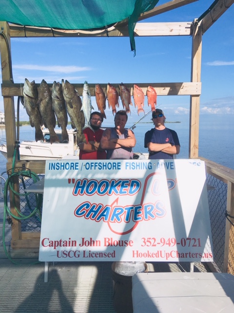 The Cedar Key Prop Shop Guys Catching Dinner With Captain John