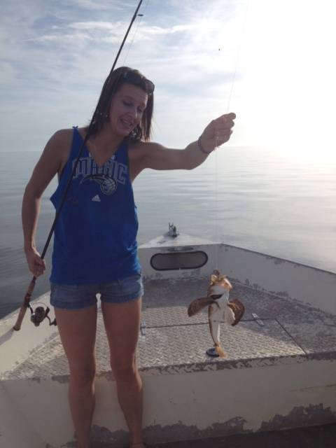 Tiffany with a very rare Sea Robin