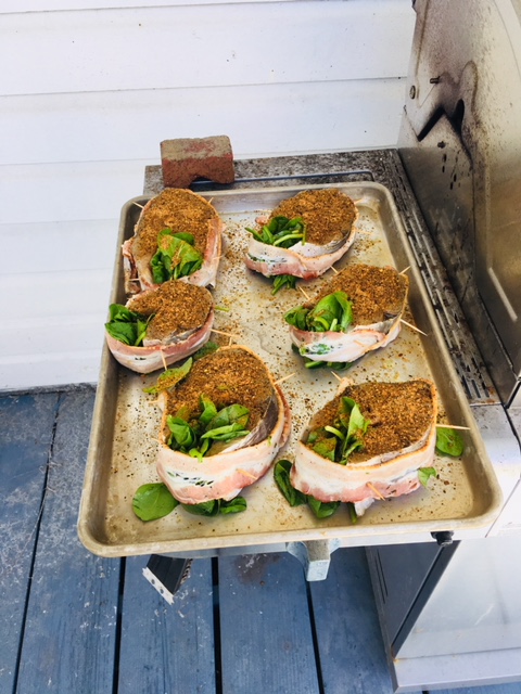 Kingfish steaks for the marina crew
