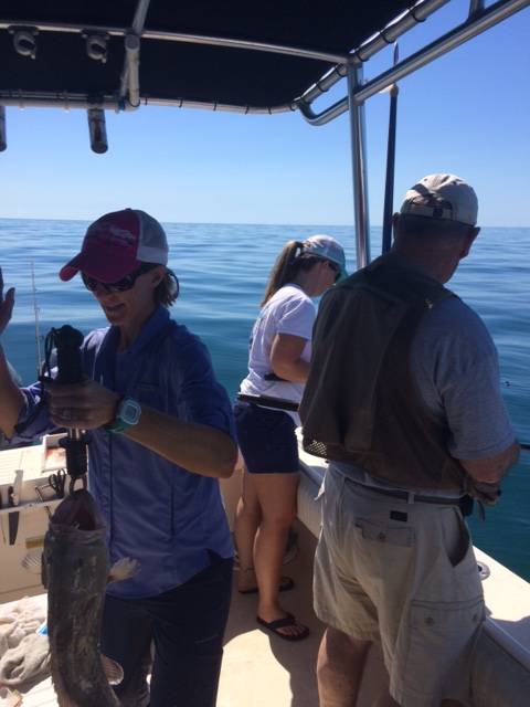 Just a day fishing with Captain John