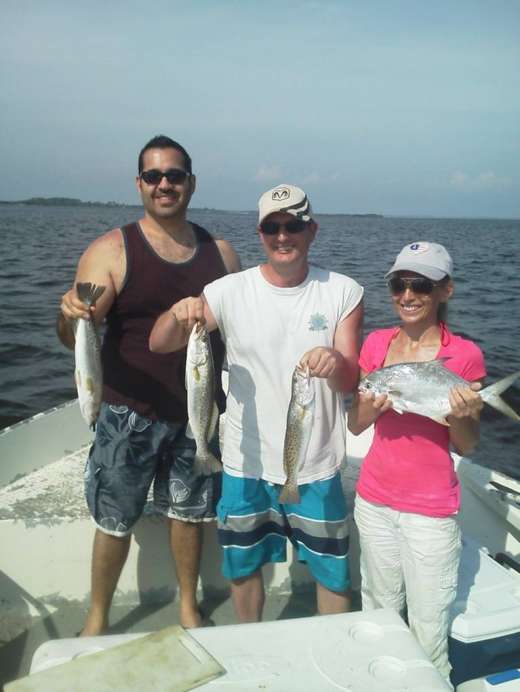 Mr. Glen & family on 1/2 day trip on the grass flats