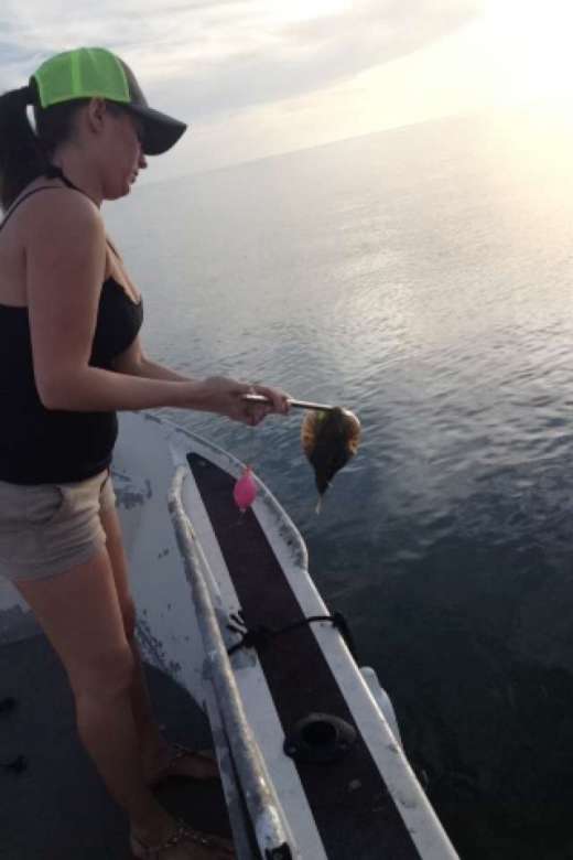 Chelsi Blouse releasing a puffer fish
