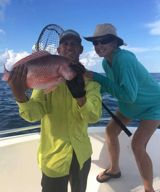 Mr. Roberts had a great fishing day and released unharmed