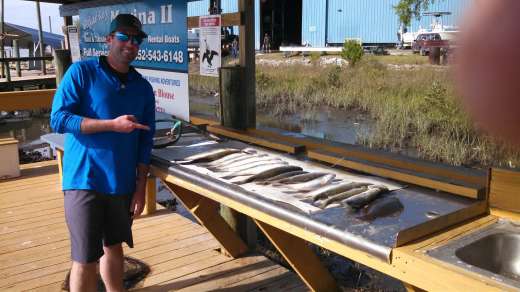 Fishing with captain Kyle