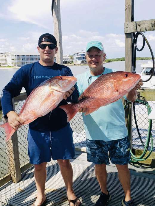 Two Fine Cedar Key Red Snapper