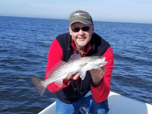 Captain Kyle's crew again with a nice trout