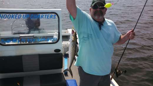 Nice trout caught with captain Kyle