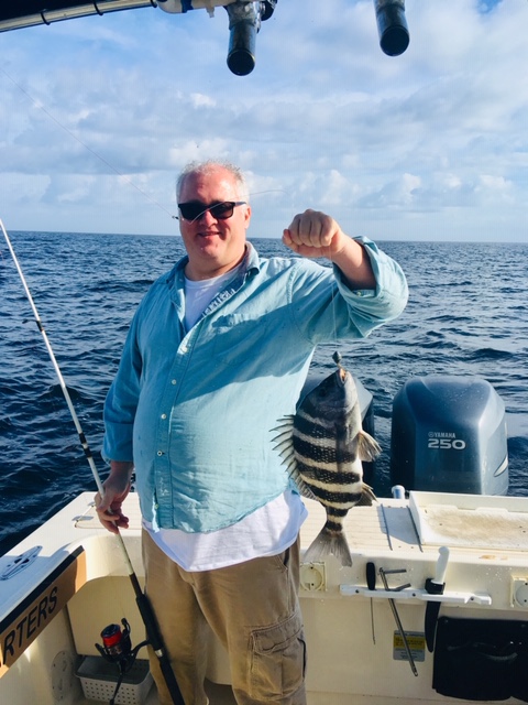 Sean with his 1st Sheepshead