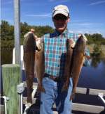 Mr. Davis with some nice Cedar Key Reds